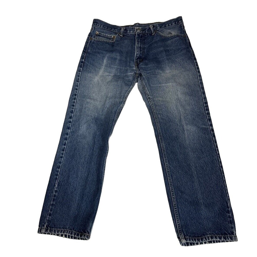 Levi’s 505 Regular Fit Straight Leg Men’s 36x30 100% Cotton Blue Jeans